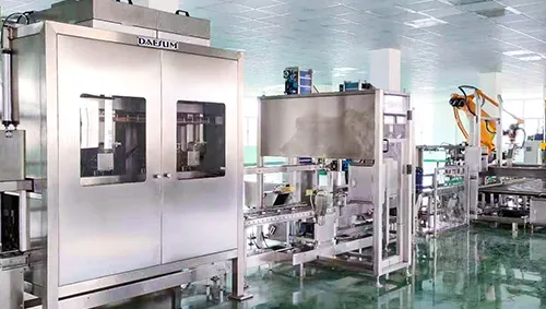 Llenado de productos químicos peligrosos y corrosivos