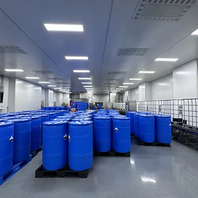Llenado de productos químicos de alta pureza