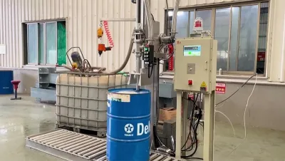 Llenadora semiautomática de tambores