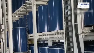 Línea automática de envasado para tambores