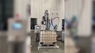 Llenadora semiautomática de contenedores IBC