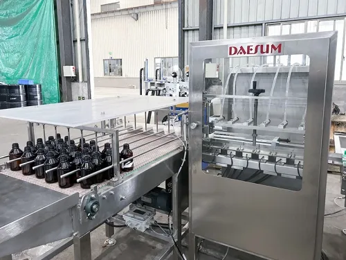 Llenadora automática de botellas
