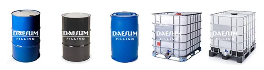 Llenadora automática para tambores sobre palet e IBCs