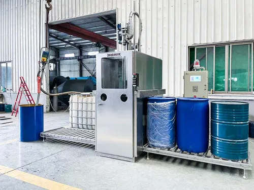Llenadora semiautomática para tambores