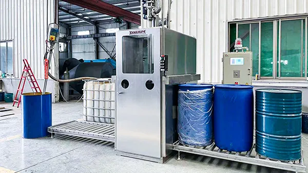 Llenadora semiautomática para tambores